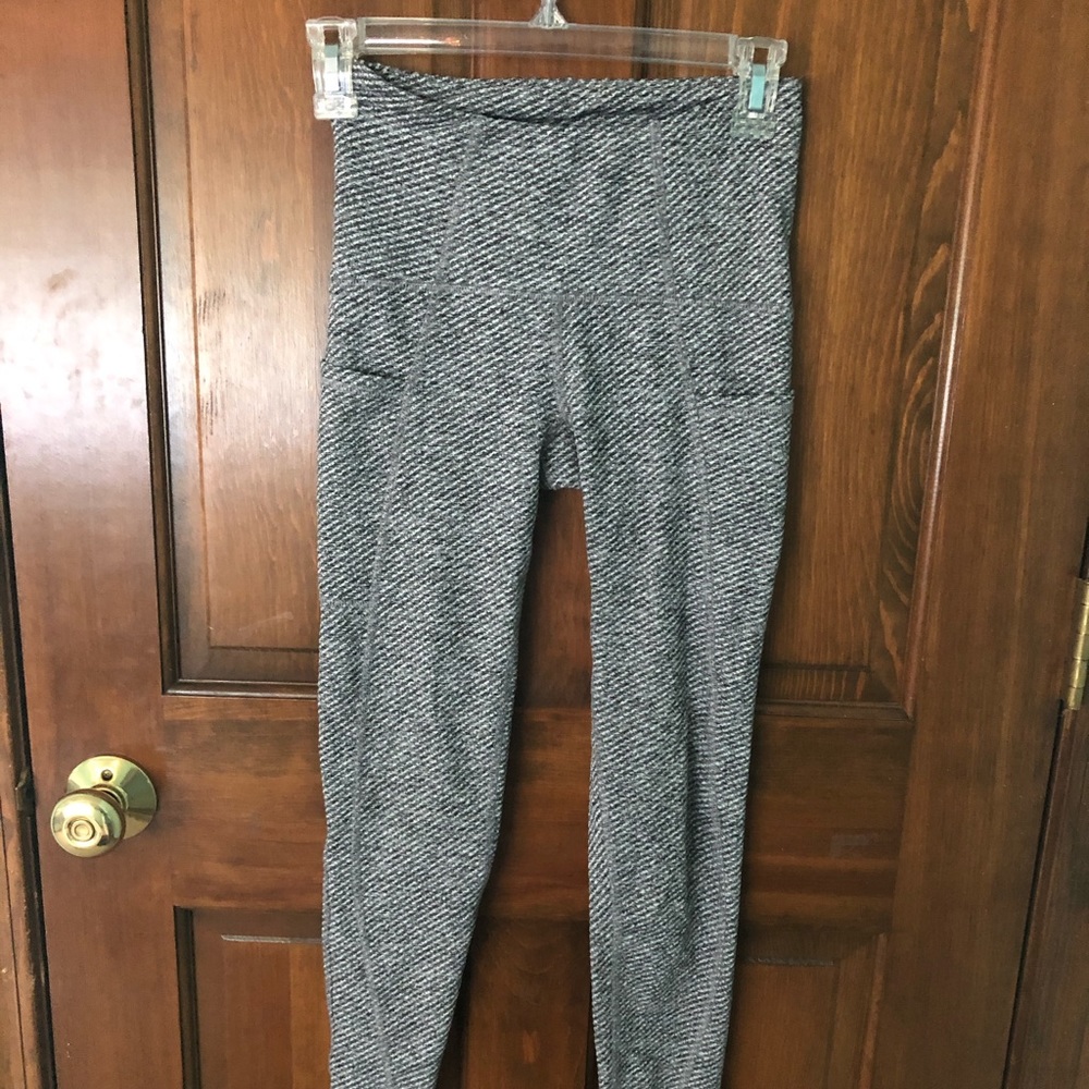 Gray leggings